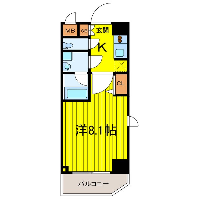 Fortuney大手前の物件間取画像