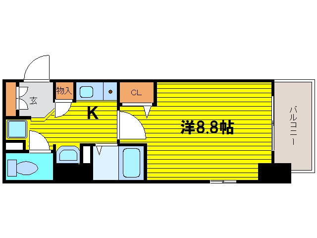 アスヴェル東本町の物件間取画像