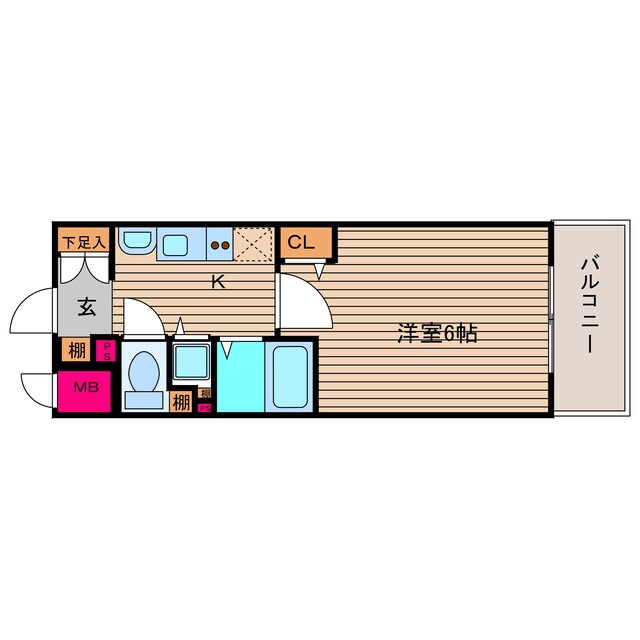 プレサンス堺筋本町フィリアの物件間取画像