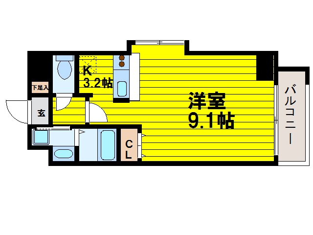 ＷillDo松屋町の物件間取画像