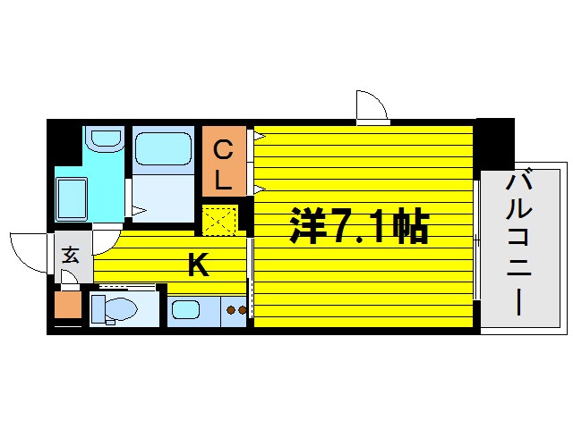 フォレストガーデン天満橋Ⅰの物件間取画像