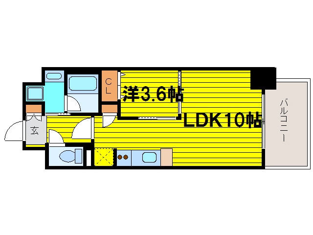 アーバネックス堂島の物件間取画像