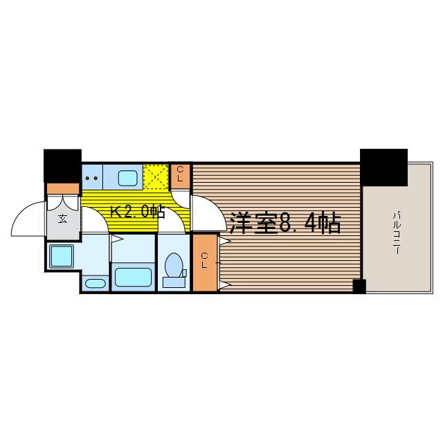 グランカーサ梅田北の物件間取画像