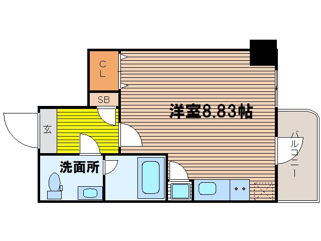 中津駅 徒歩3分 3階の物件間取画像