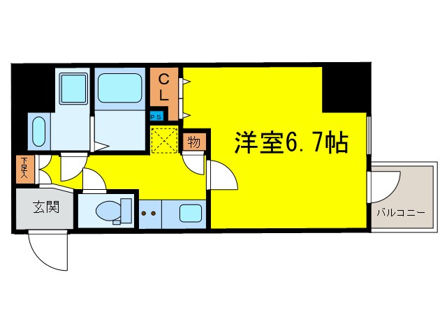 フジマン北梅田の物件間取画像