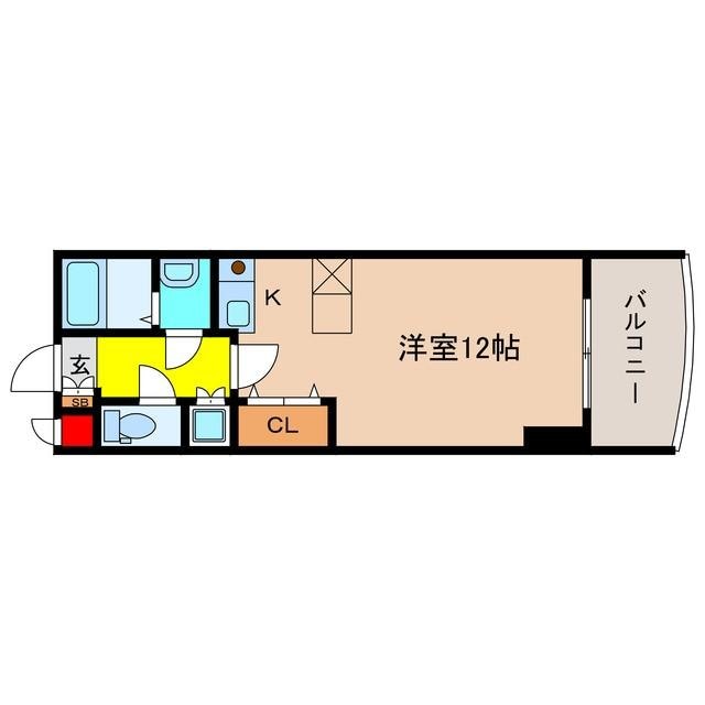 カスタリア新梅田の物件間取画像