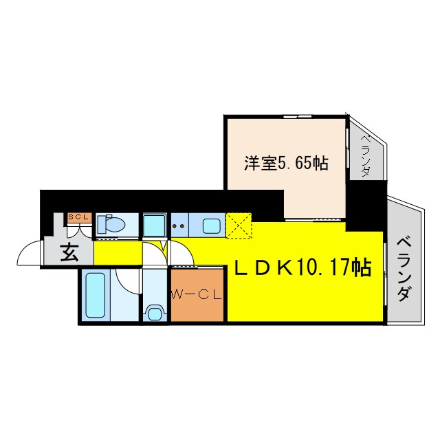 プレジオ本町の物件間取画像