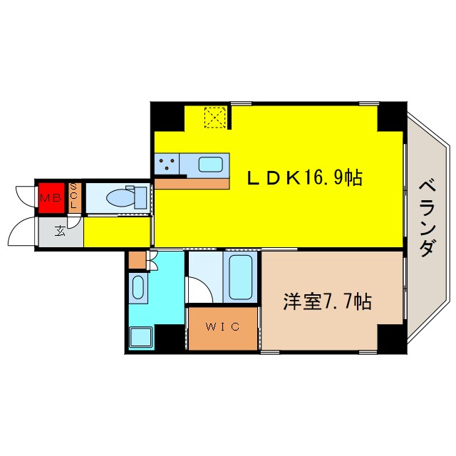 B-PROUD天満橋の物件間取画像