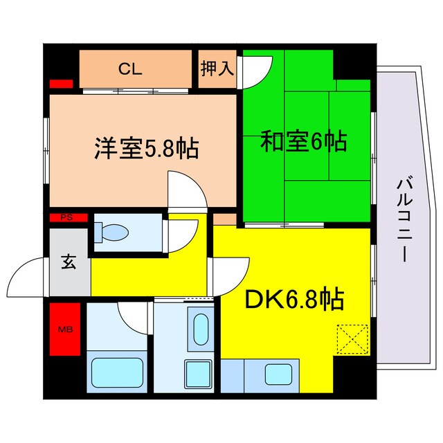 エクセルＯＧＭの物件間取画像