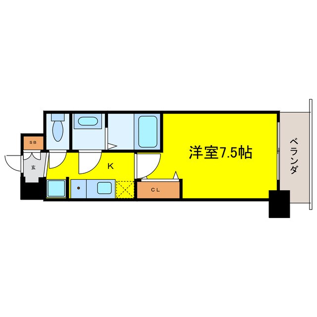 プレサンス堺筋本町センティスの物件間取画像