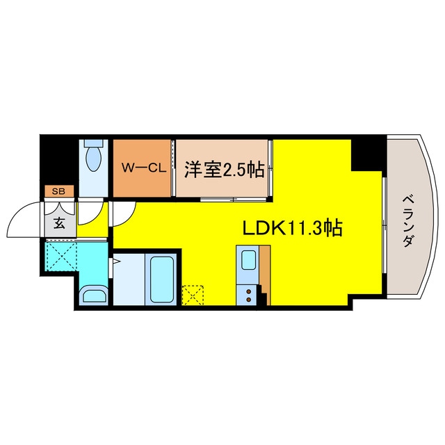 セレニテ堺筋本町リアンの物件間取画像