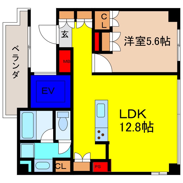 KyobashiViewResidenceの物件間取画像