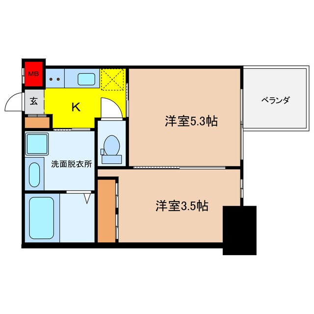 セレニテ本町リアンの物件間取画像