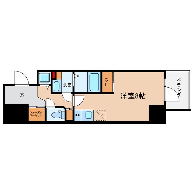 Metrosa谷町六丁目Northの物件間取画像