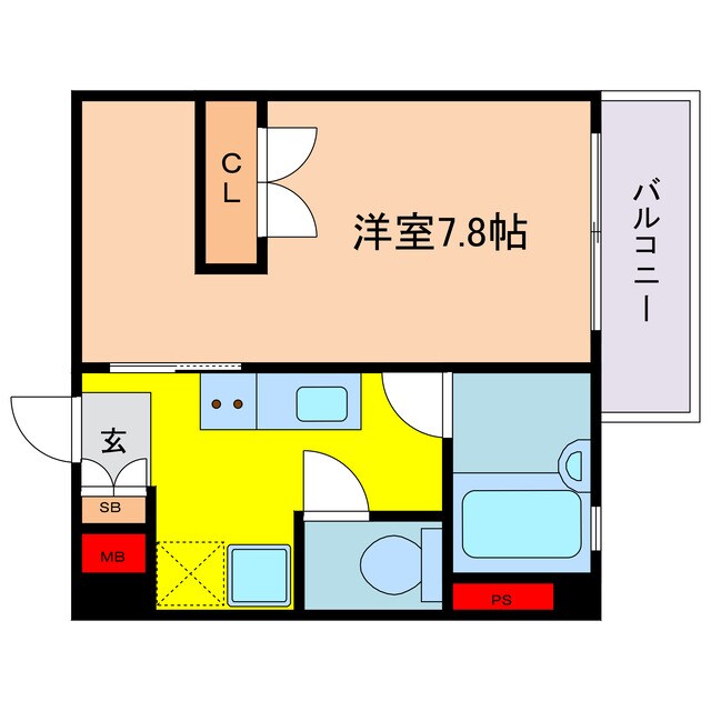 ボヌールエイワの物件間取画像