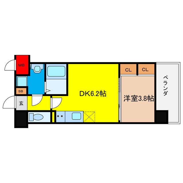 ビガーポリス528滝川公園Ⅲの物件間取画像