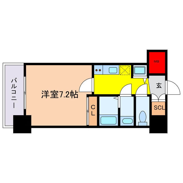 アドバンス大阪城ベレッツァの物件間取画像