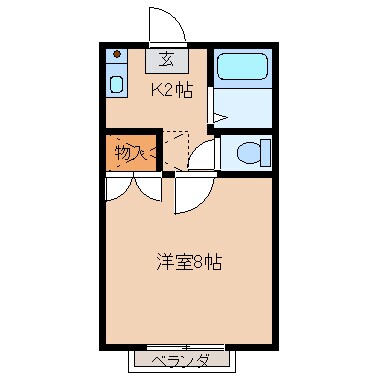 ライオンズコーポの物件間取画像