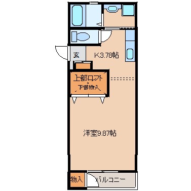 ヴィラサンセール館Ⅰの物件間取画像