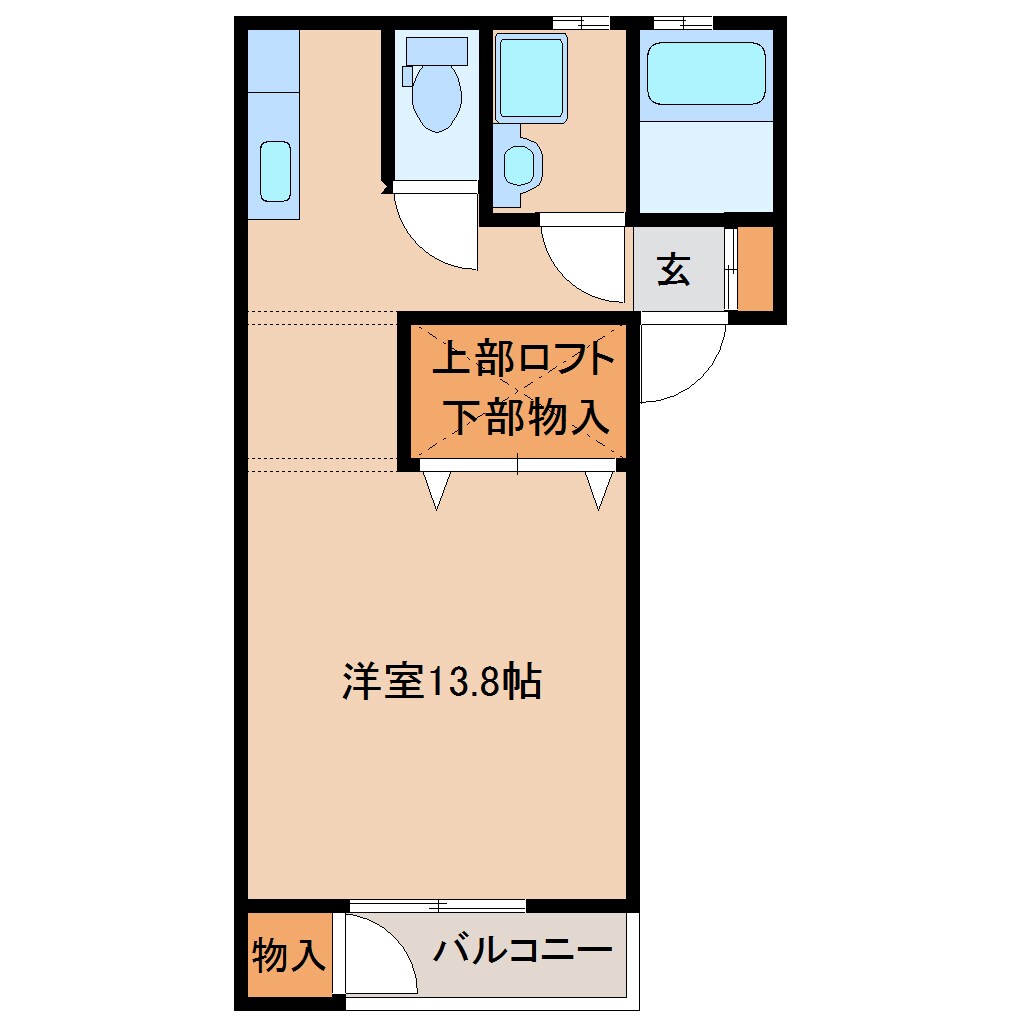 さくらAP-8の物件間取画像