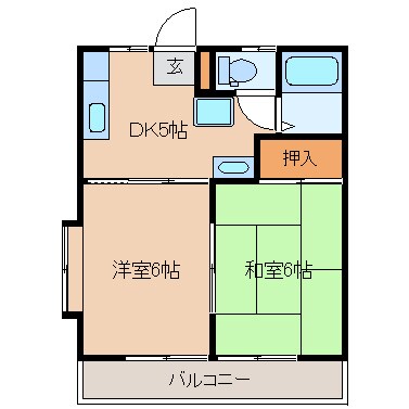 泉ハウスⅢの物件間取画像