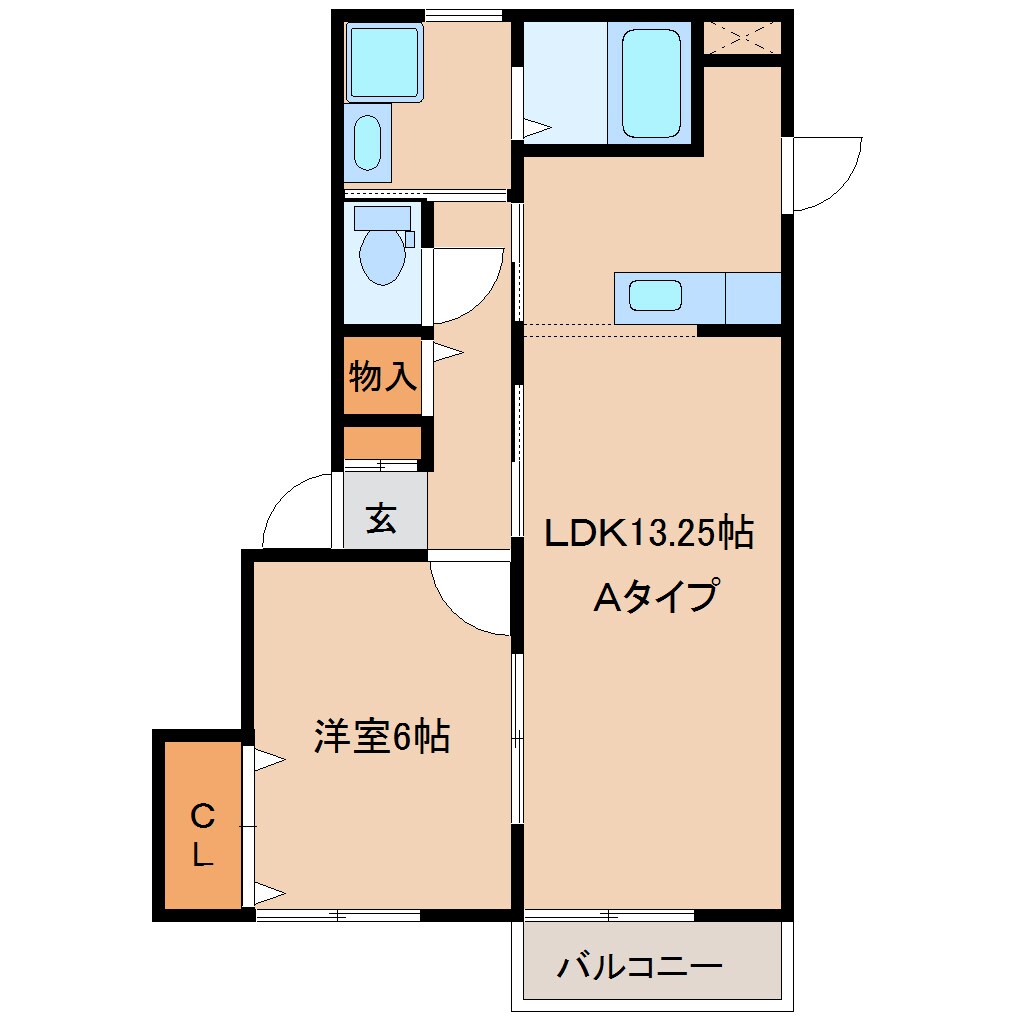 オーベルジュ宮の物件間取画像