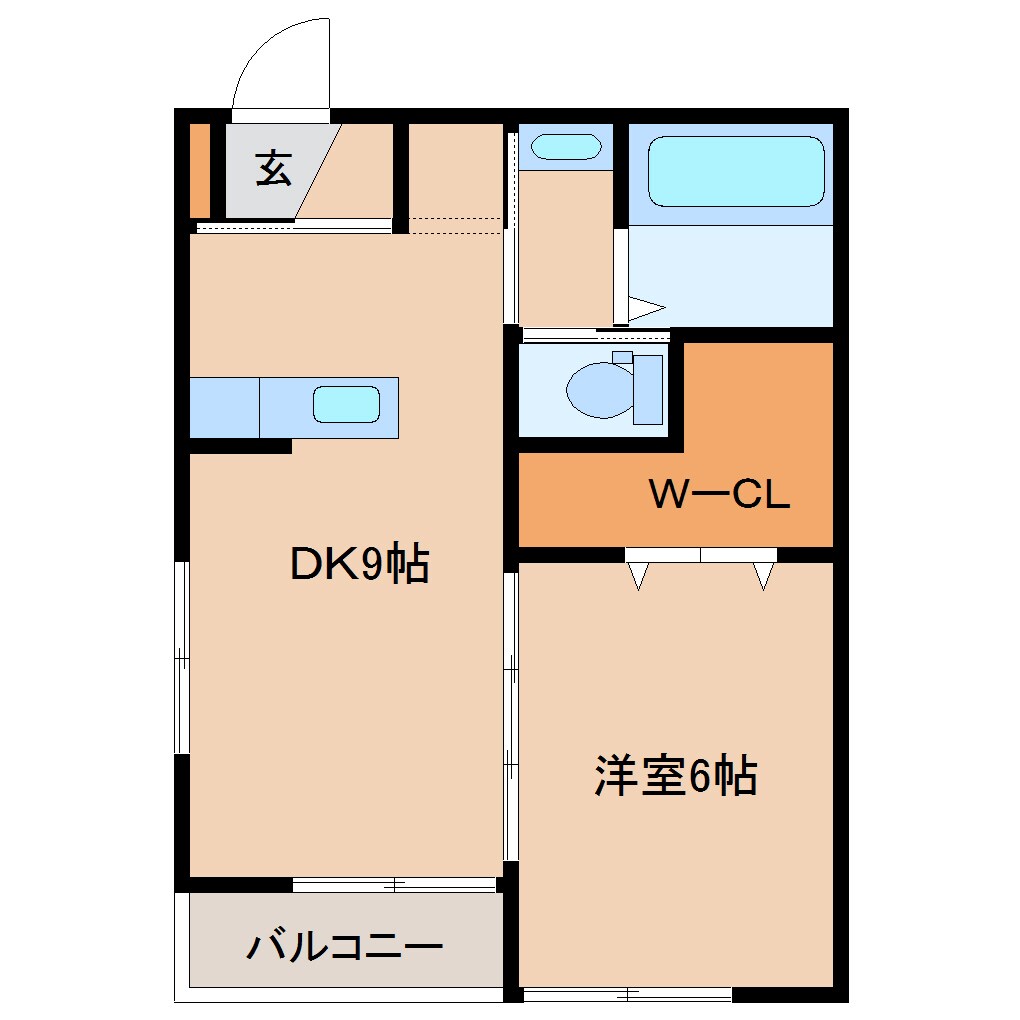 リヴェールの物件間取画像