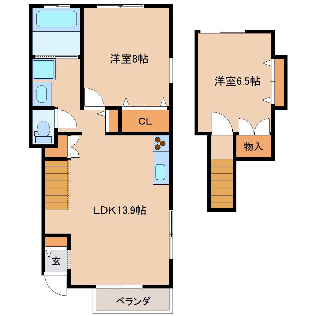 パールメゾンの物件間取画像