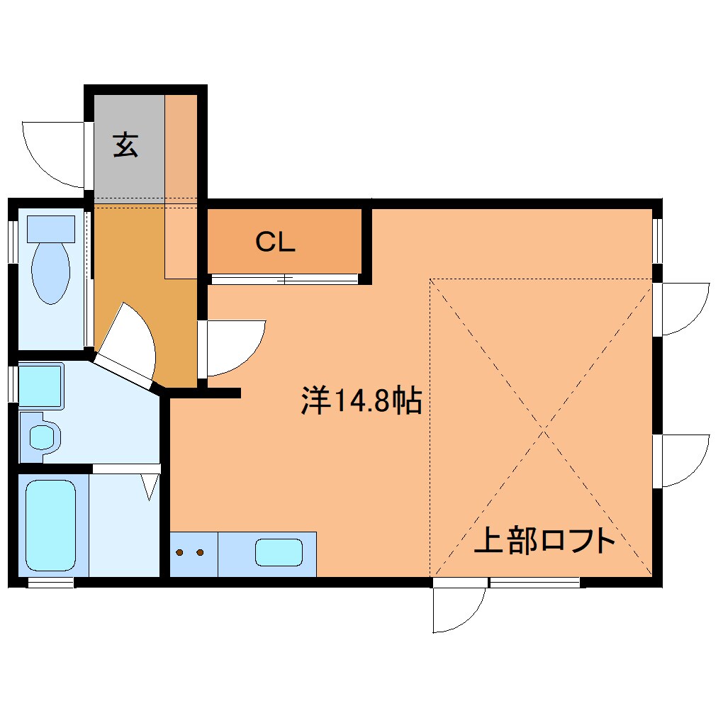 塚目駅 徒歩9分 2階の物件間取画像