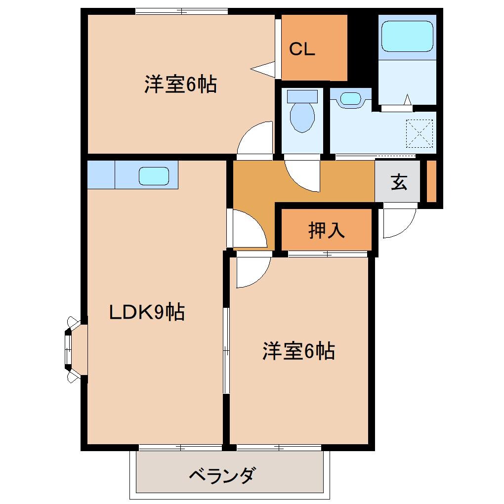 リヴェールＡ・Ｂ・Ｃ棟の物件間取画像