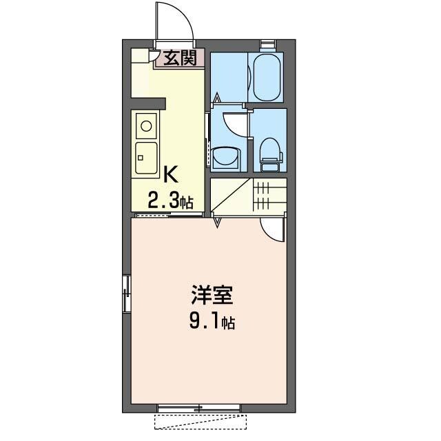 ミナミハイツフラワーの物件間取画像