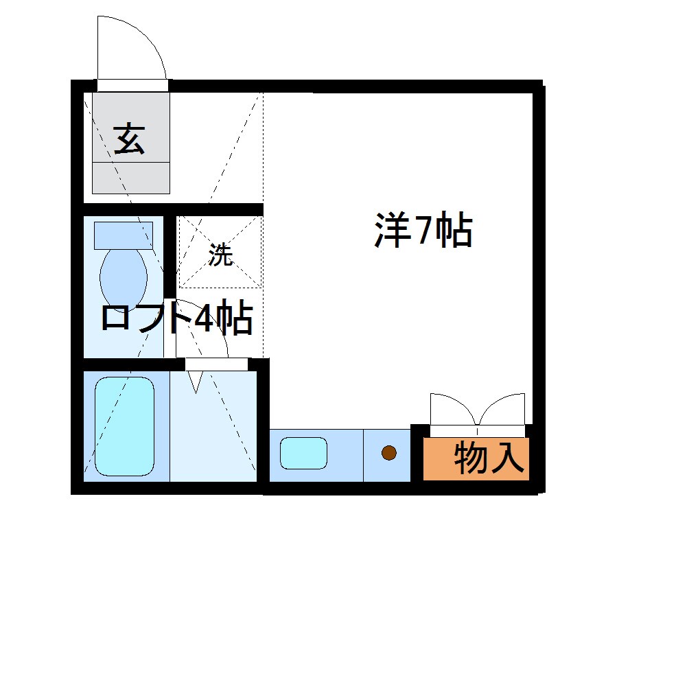 物件間取画像