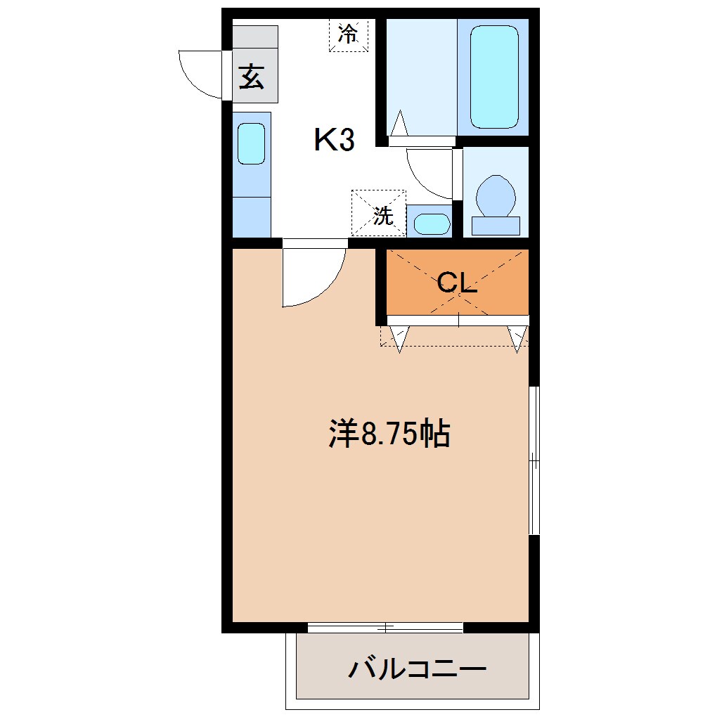 物件間取画像