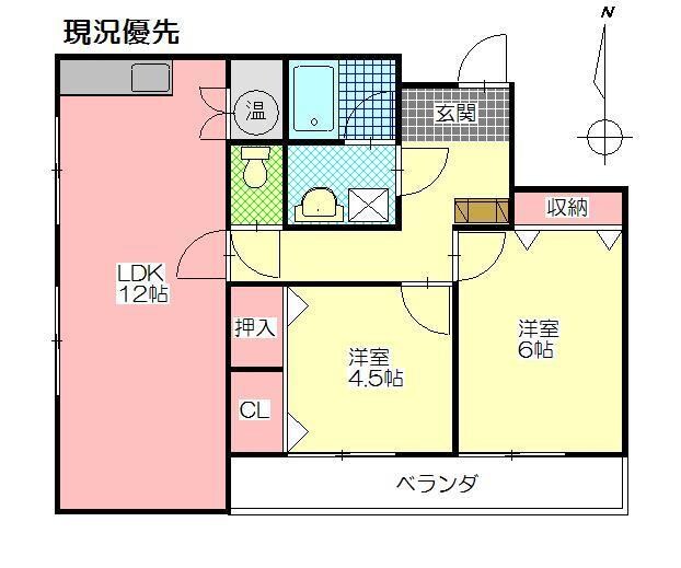 サンフォーレ南石垣の物件間取画像