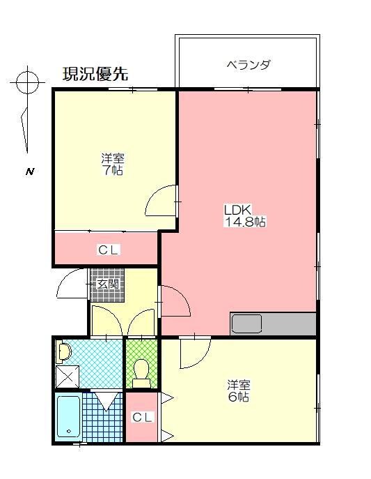 プルミエール東荘園の物件間取画像