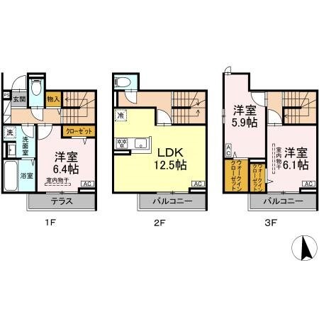 グラナーデ荒川の物件間取画像