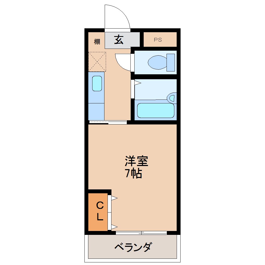 大分駅 徒歩11分 3階の物件間取画像