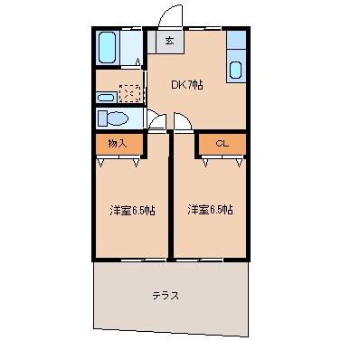 物件間取画像