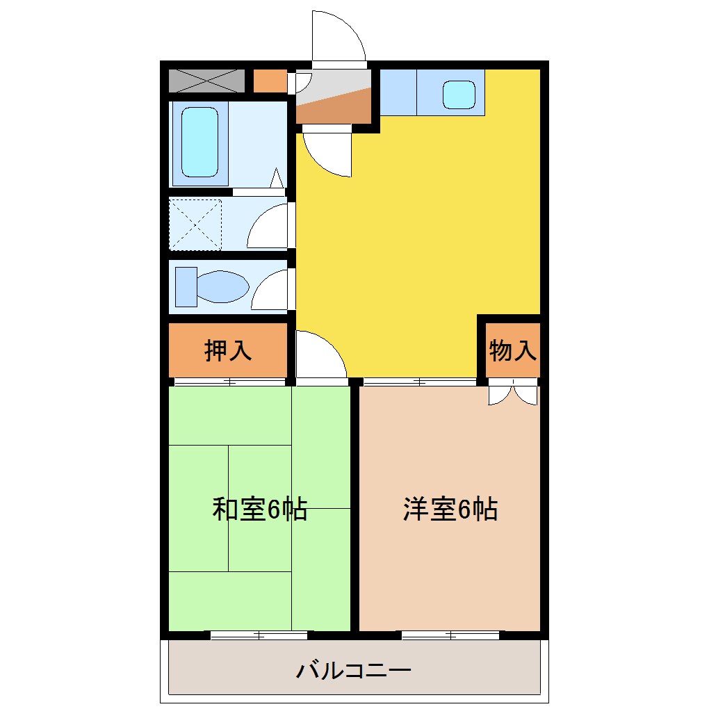 物件間取画像
