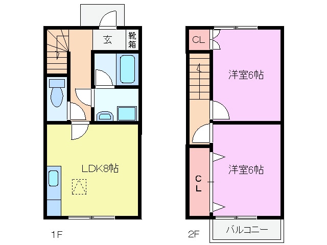 メゾンサンヒルズ Ｃ棟の物件間取画像