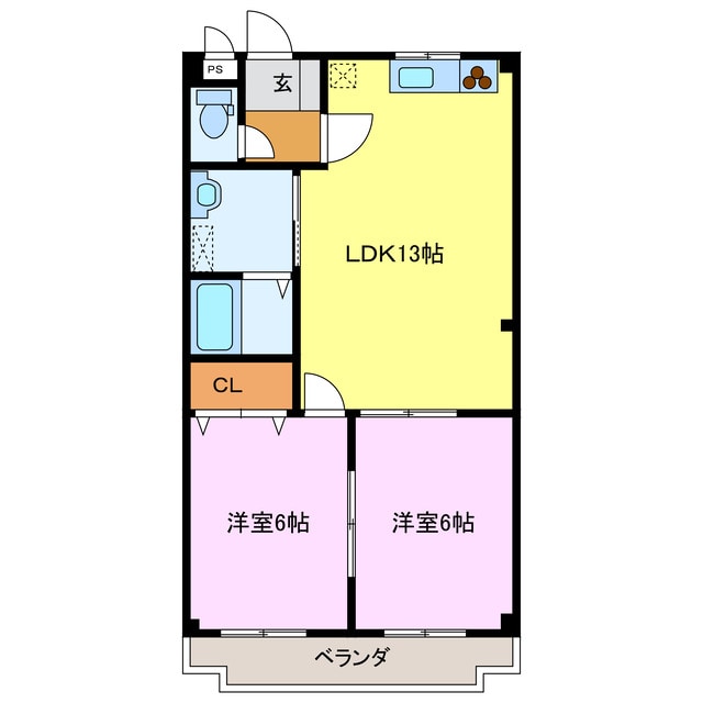 You＆Me西条の物件間取画像