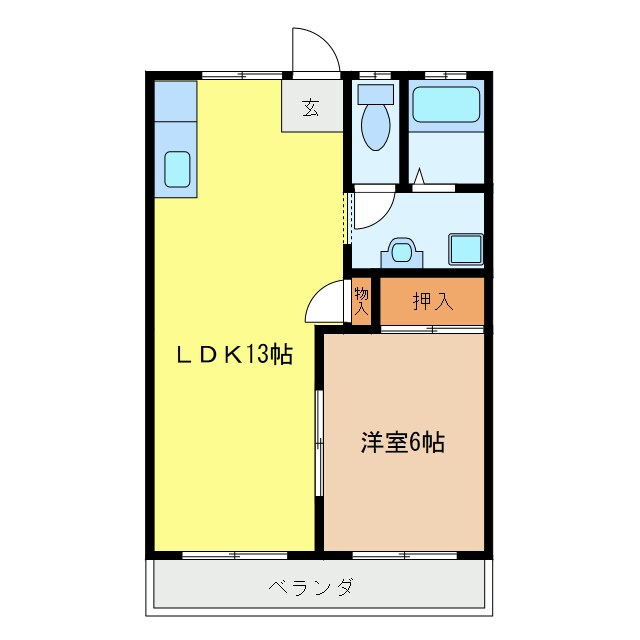 ユートピアSUZUKAの物件間取画像