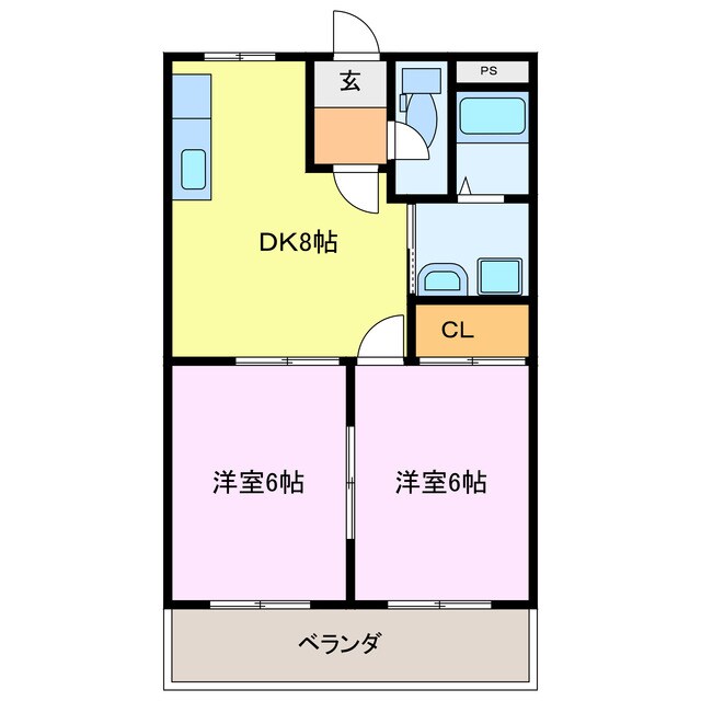 プリムローズの物件間取画像