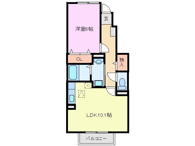 ベルフォレストの物件間取画像