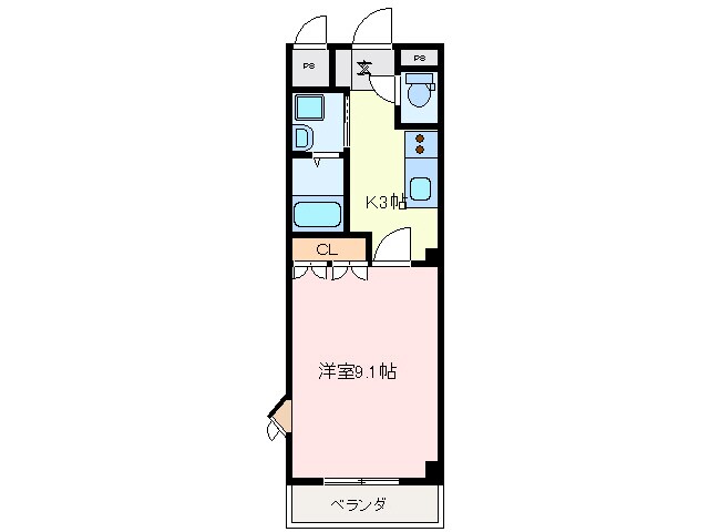 プチバイオレットの物件間取画像