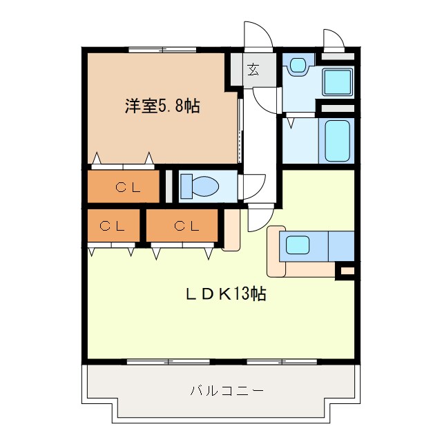 エスペランサ・アイの物件間取画像