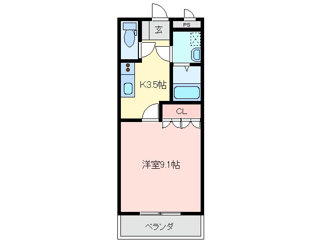 サンモールの物件間取画像