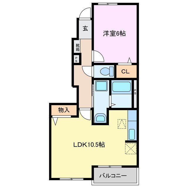 ミルキーⅡの物件間取画像