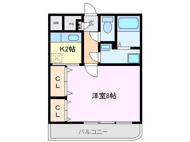 エマーブル矢橋の物件間取画像