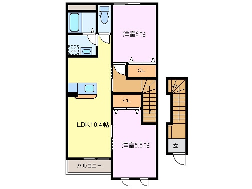 エスペランサ(長太)の物件間取画像